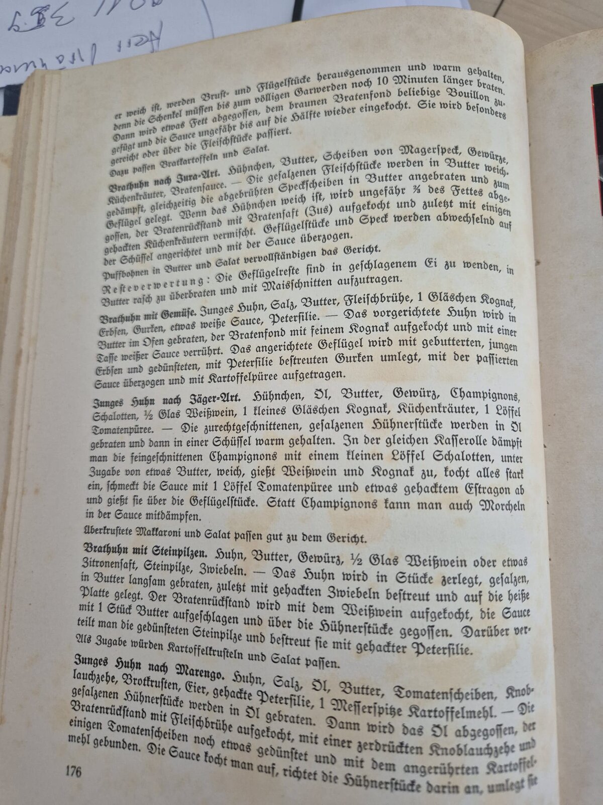 Brathuhn nach Jura-Art